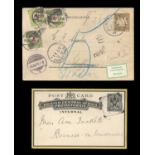 A group of postal history with Great Britain, postal stationery New Zealand, Nyasaland Rhodesia,