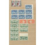 A stock album of mint Canada stamps, including 1897 Jubilee ½c to 15c, often several of each, George