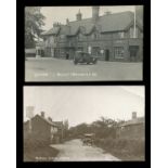 A collection of approximately 166 postcards of Suffolk, all featuring motor cars and other vehicles,