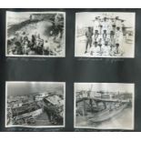 PHOTOGRAPHS. An album containing approximately 198 small format photographs relating to H.M.S.
