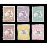 An Australia 1929 6d to 10 shillings (SG 107-112) fine mint set of 6 stamps.Buyer’s Premium 29.4% (