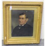 Blocksidge - Half Length Portrait of George Ward of Madeley, 20th century oil over a photographic