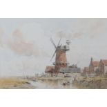 Gerald Ackermann - 'Old Cley Mill', 20th century watercolour, signed recto, titled and dated 1946 to