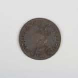 An Elizabeth I milled issue shilling, mintmark star, with old ink-written collector's ticket.Buyer’s