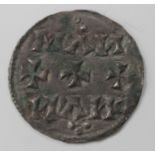 An Edmund (939-946) hammered penny, the obverse with small cross, the reverse with two-line