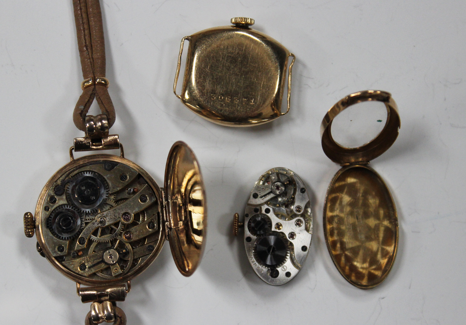 A Zenith 18ct gold cased lady's wristwatch, the signed gilt jewelled lever movement numbered ' - Image 2 of 2