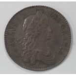 A Charles II milled issue First Bust shilling 1663, with old ink-written collector's ticketBuyer’s