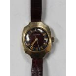 An Accutron gold cased lady's wristwatch, the electronic movement detailed 'Bulova Watch Co 2301',
