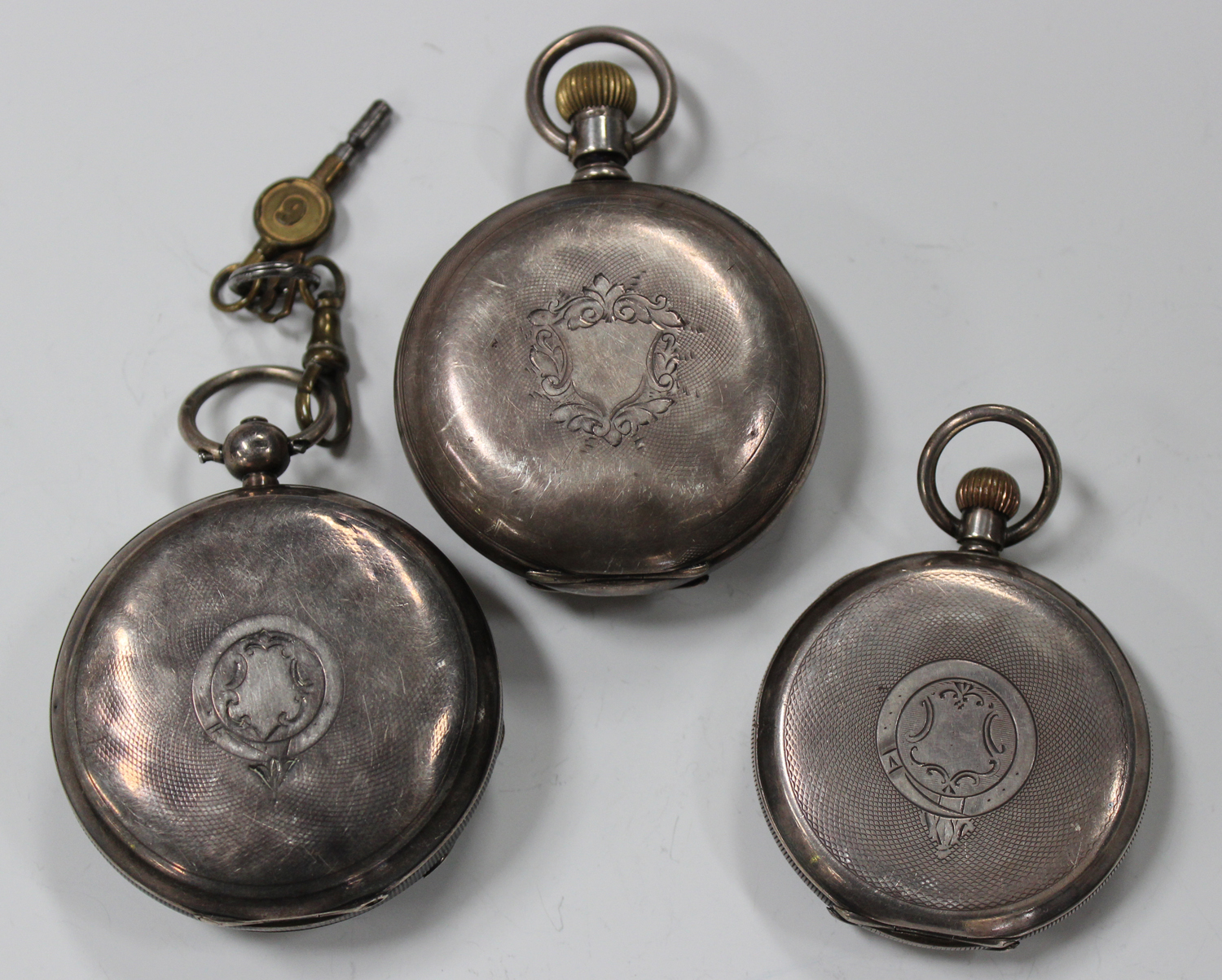 An American Waltham Watch Co sterling silver cased keyless wind open-faced gentleman's pocket watch, - Image 2 of 5
