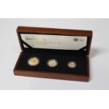 A Royal Mint Britannia three-coin gold proof set 2012, cased with certificate.Buyer’s Premium 29.