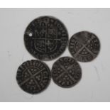 A Edward I hammered penny London Mint, an Edward II penny London Mint, an Edward II penny Durham