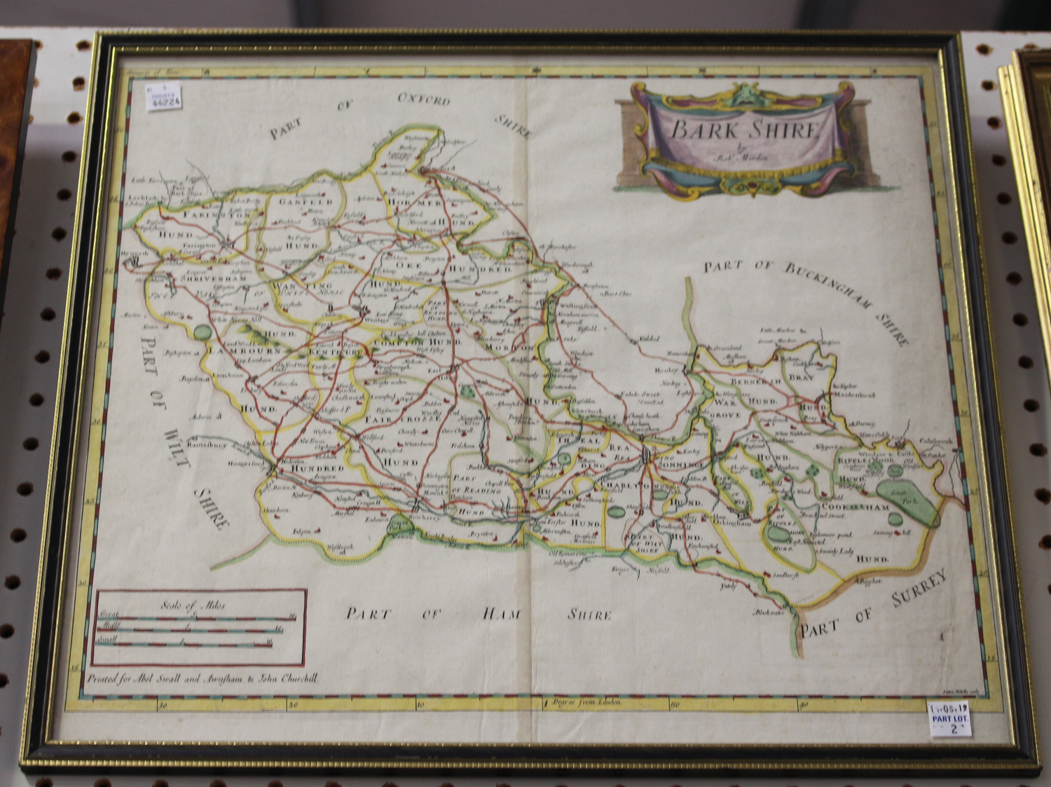 Josiah Neele, after Christopher and John Greenwood - 'Map of the County of Stafford', 19th century - Image 2 of 5