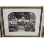 Graham Clarke - 'Ightham Mote', 20th century etching with aquatint, signed, titled and editioned