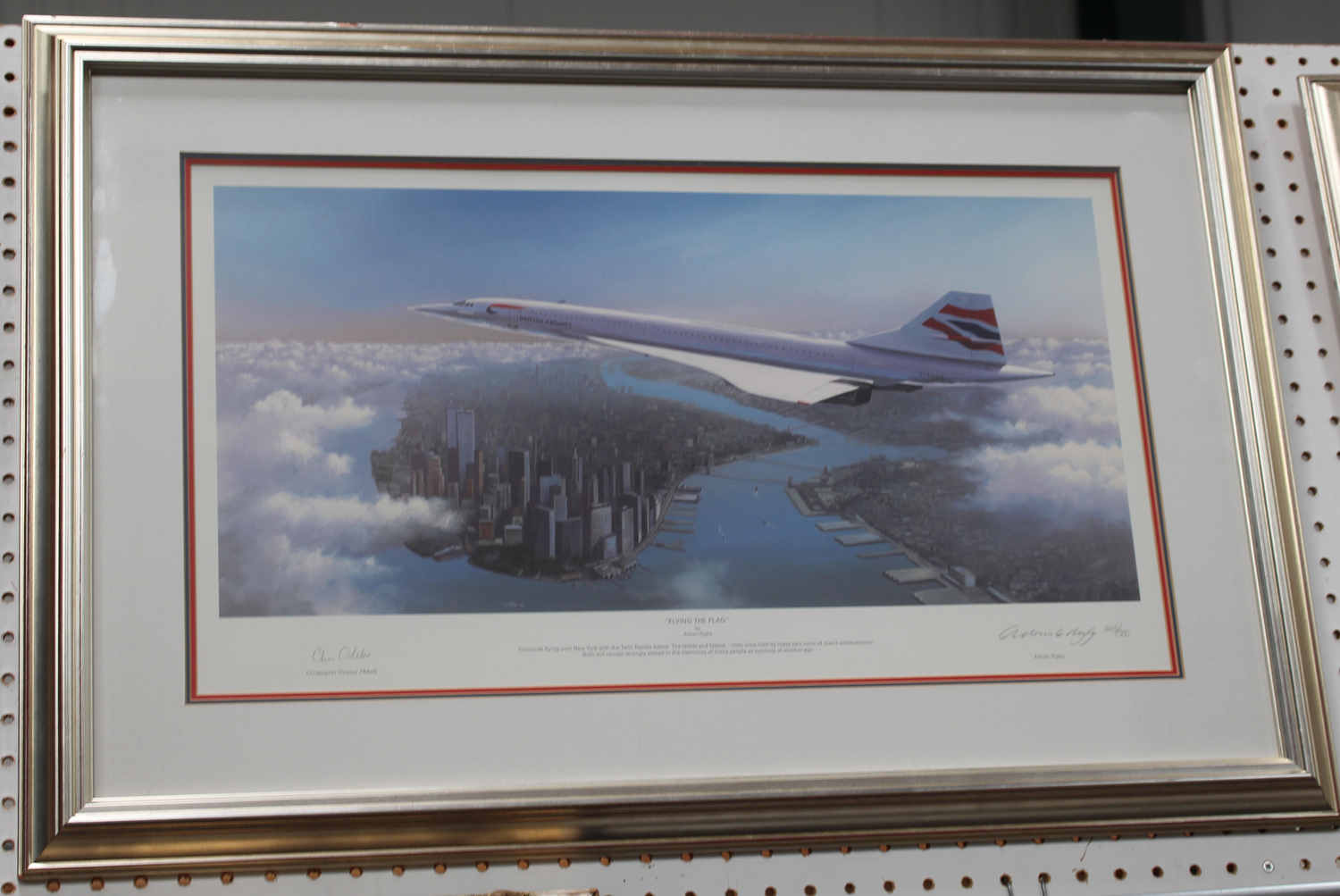 Adrian Rigby - 'Pride of Britain' and 'Flying the Flag' (Concorde over London and New York), two - Image 6 of 10
