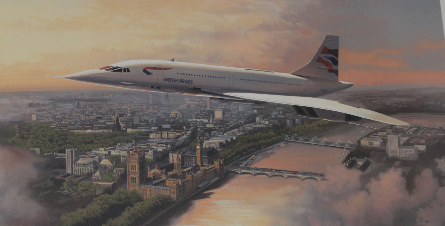Adrian Rigby - 'Pride of Britain' and 'Flying the Flag' (Concorde over London and New York), two - Image 10 of 10