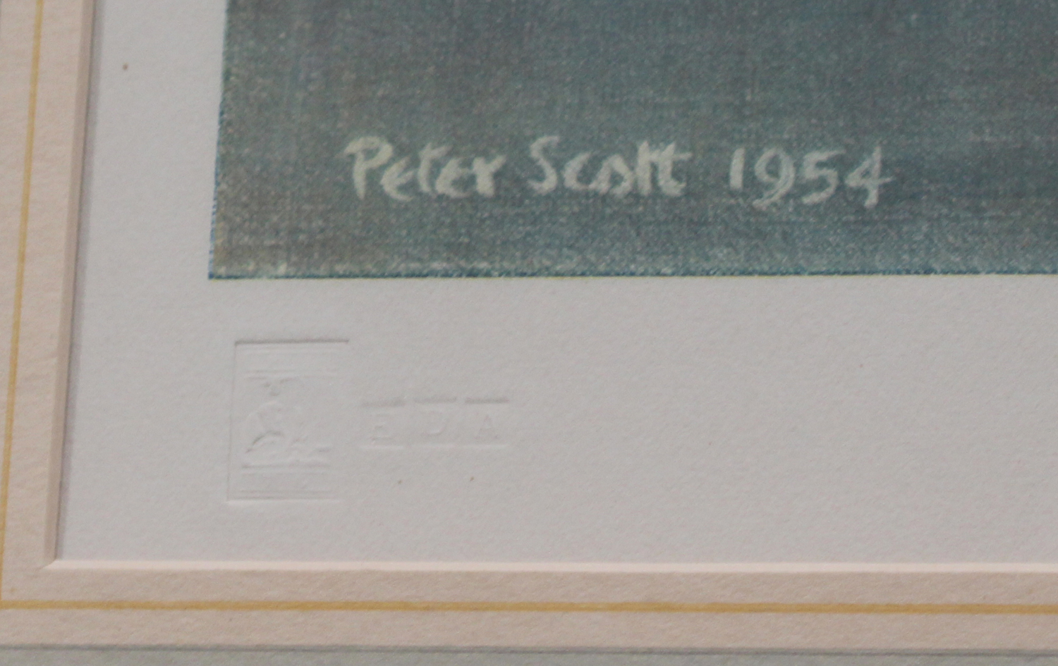 Peter Scott - 'The Wash at Dawn, Pinkfeet', colour print, signed in pencil recto, titled label - Image 7 of 10