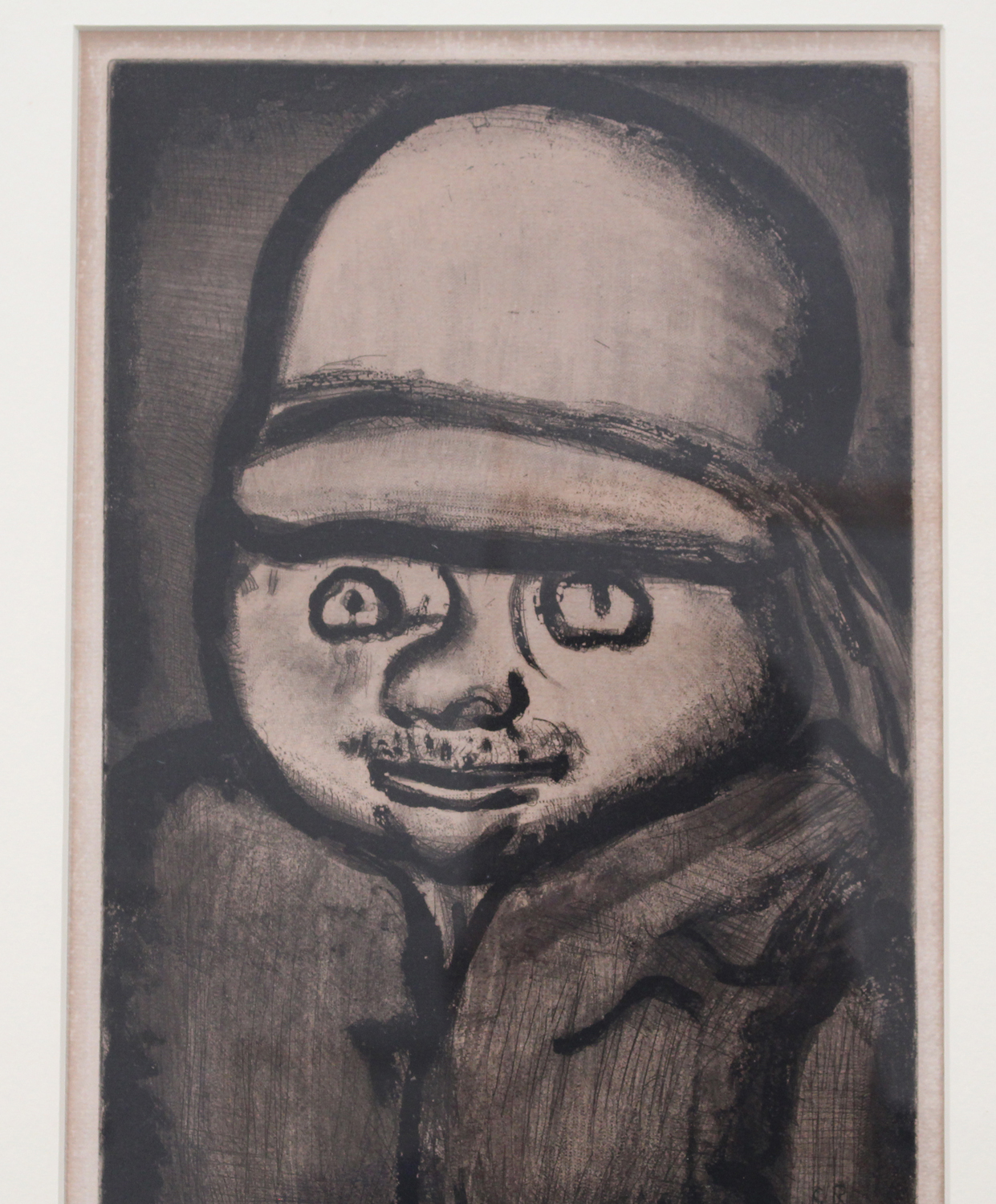 Georges Rouault - Fléau Colon, soft ground etching with aquatint, from 'Réincarnations du Père - Image 3 of 3