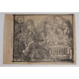 Eduardo Paolozzi - 'Oxford', lithograph, signed, titled and dated 1945 in ink, sheet size 17cm x