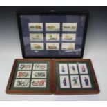 A set of nine Chinese Canton export watercolours on paper, late 19th century, each depicting a