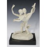 A Spode porcelain limited edition figure group by Enzo Plazzotta, modelled as ballerinas 'Antoinette