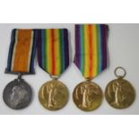 A 1914-18 British War Medal and a 1914-19 Victory Medal to '901111 Dvr.A.Blackman. R.A.', mounted on