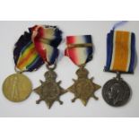 A 1914-15 Star to '23229. Pte.S.A.Harrington, 15th. Hrs', a 1914-19 Victory Medal to '23229 Pte.S.