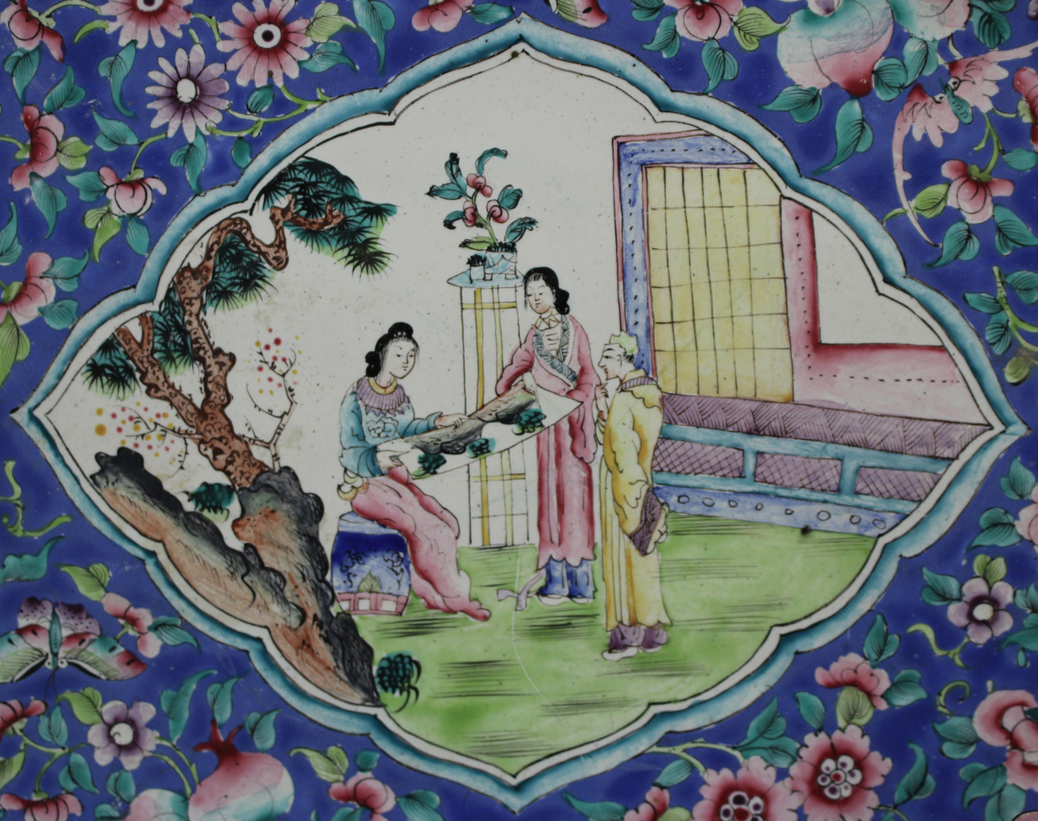 A collection of Chinese Canton enamel wares, 20th century, variously painted with figures in - Image 4 of 4