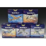 Eleven Corgi The Aviation Archive World War II limited edition Europe and Africa aircraft,