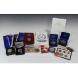 A collection of ten silver gilt 'The Churchill Centenary Medals' by John Pinches Ltd, together