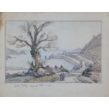 Samuel John Lamorna Birch - 'Down to Cove, Lamorna', watercolour, signed, titled and dated 1943,