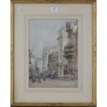 Frederick William Newton Whitehead - 'Regent Street', watercolour, signed, titled and dated 1924,
