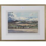 Claude Muncaster - 'Spring coming among the Welsh Hills', 20th century watercolour, signed recto,
