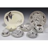 A collection of Midwinter decorative tablewares, including Homemaker and Wild Geese pattern wares.