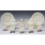 A group of Carltonware Walking Ware, including two graduated teapots, three plates, five teacups and