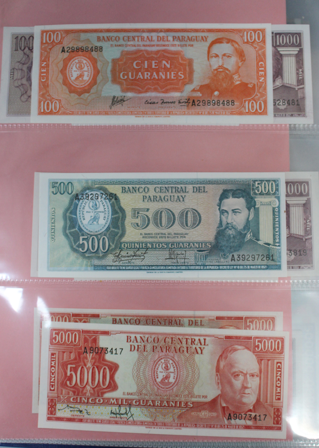 A large collection of 20th century and early 21st century South American banknotes, in three - Image 4 of 16