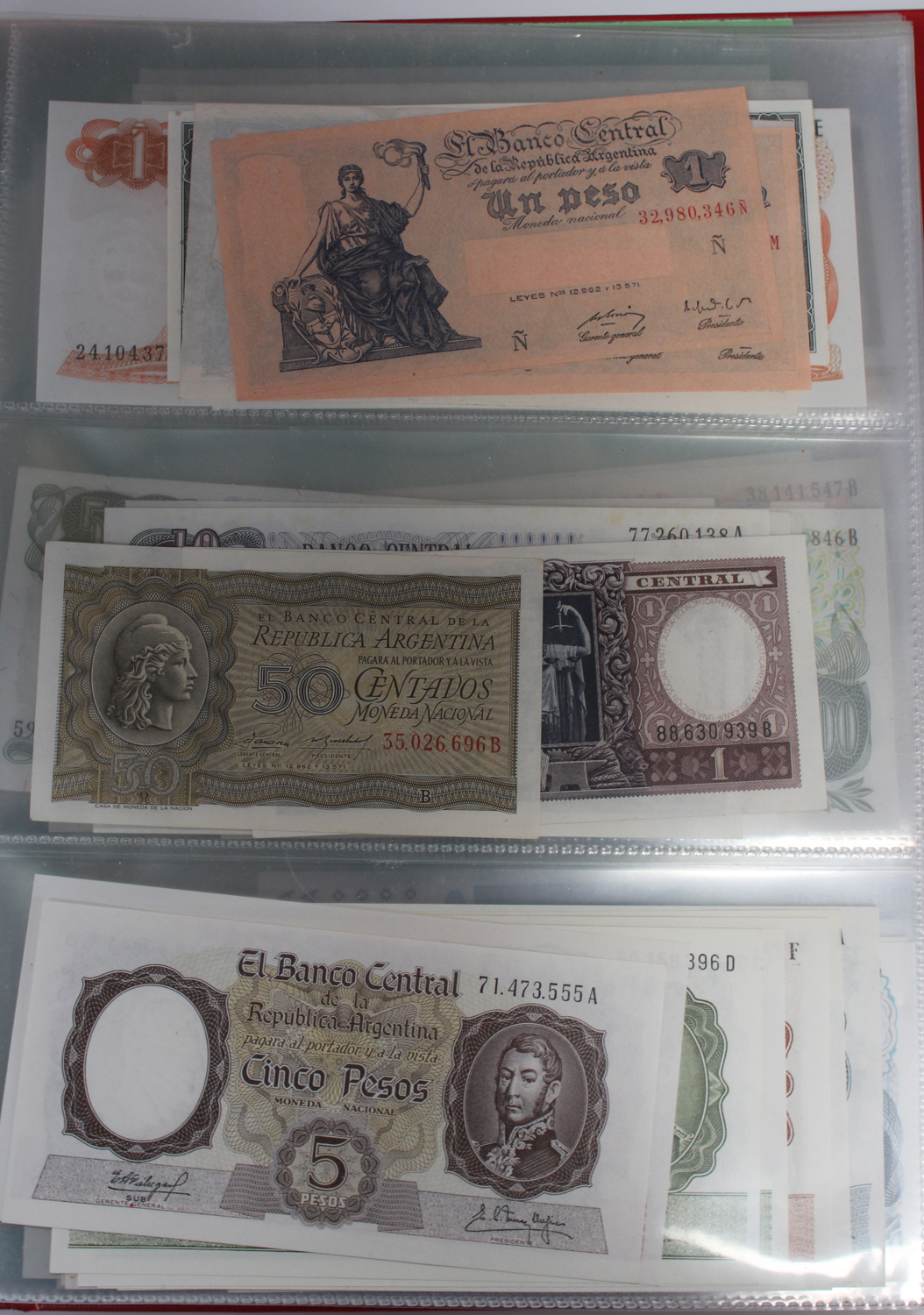 A large collection of 20th century and early 21st century South American banknotes, in three - Image 16 of 16