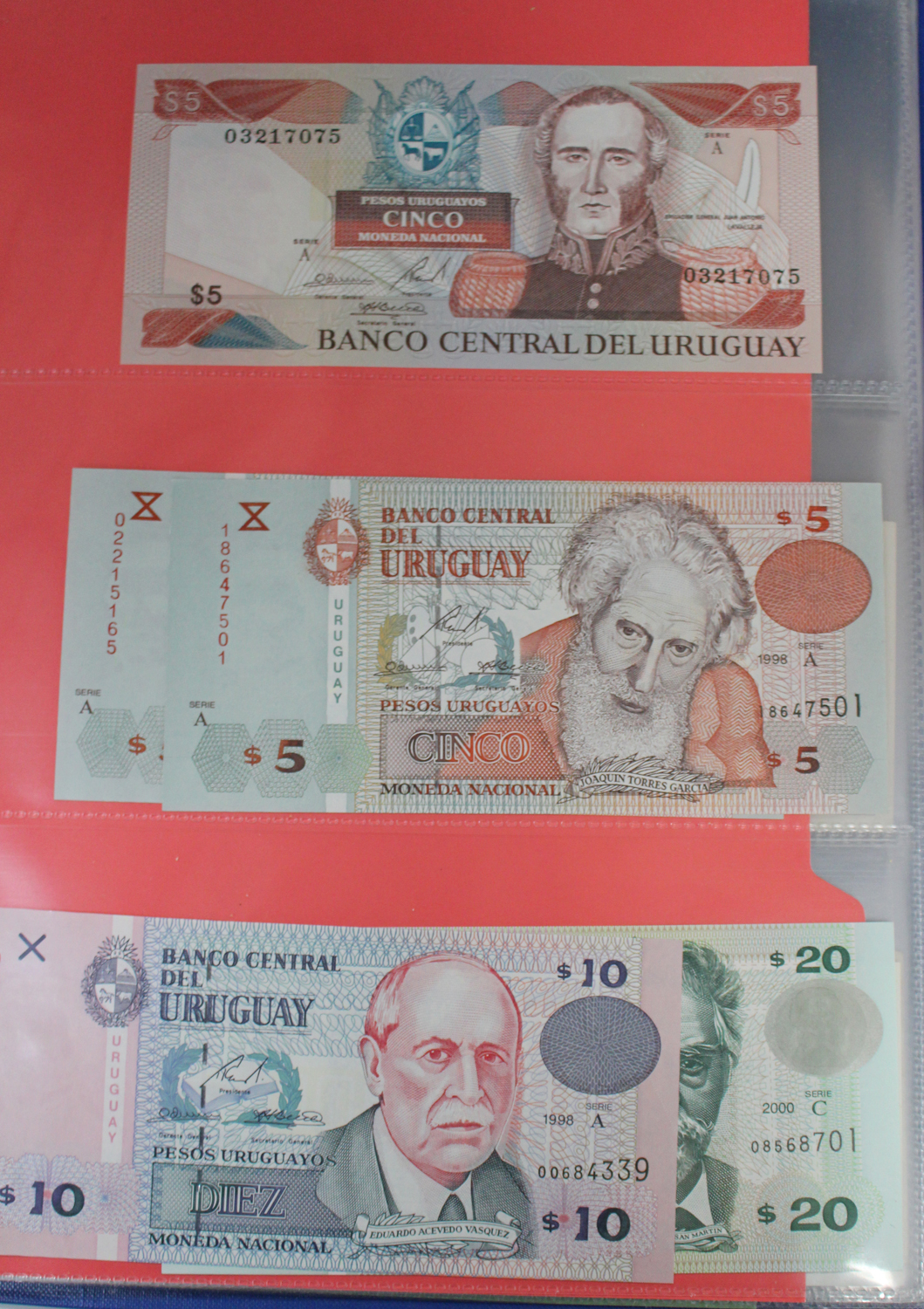 A large collection of 20th century and early 21st century South American banknotes, in three - Image 2 of 16