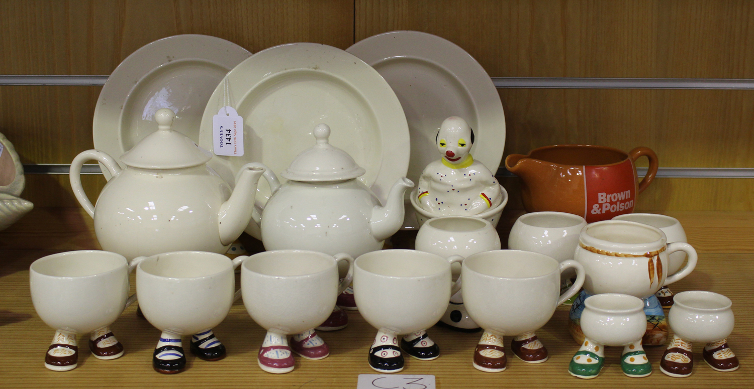 A group of Carltonware Walking Ware, including two graduated teapots, three plates, five teacups and - Image 2 of 2