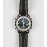 A Breitling Jupiter Pilot Navitimer quartz chronograph alarm stainless steel cased gentleman's