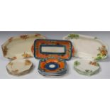 A collection of Art Deco ceramics, including two A.J. Wilkinson Ltd seven-piece sandwich sets,