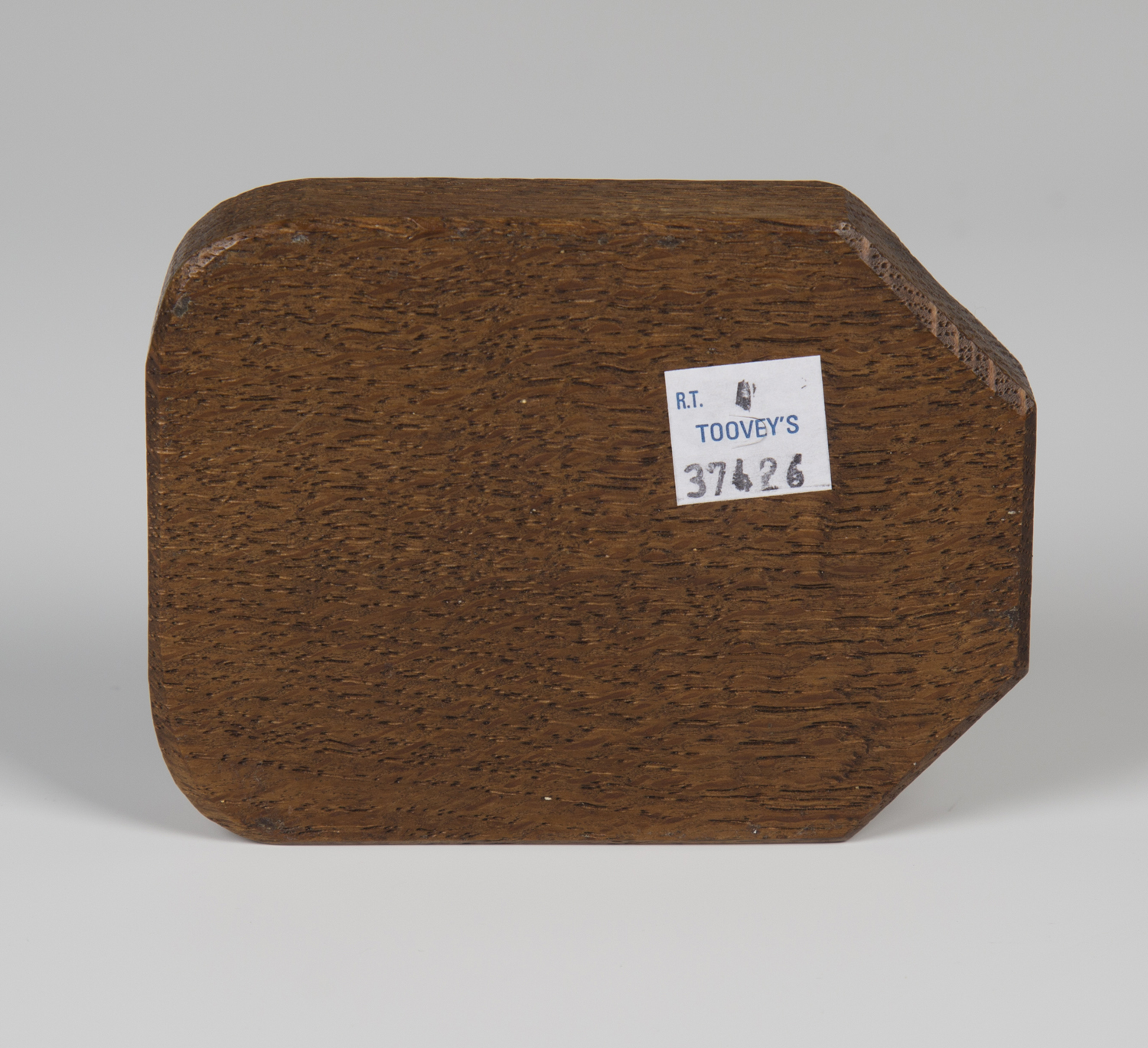 A Robert 'Mouseman' Thompson oak ashtray, the top carved with typical mouse signature, length 10. - Image 2 of 2