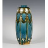 A large Mintons Secessionist art pottery vase, early 20th century, designed by Léon Solon and John