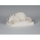 Eduardo Paolozzi - a cast plaster model of a rat, unsigned, length 16.5cm,Buyer’s Premium 29.4% (