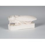 Eduardo Paolozzi - a cast plaster model of a cicada, unsigned, length 16.5cm.Buyer’s Premium 29.