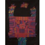 Stig Lindberg - a mid-20th century Swedish printed velvet cotton wall hanging, depicting a