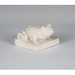 Eduardo Paolozzi - cast plaster model of a frog, unsigned, length 13cm.Buyer’s Premium 29.4% (