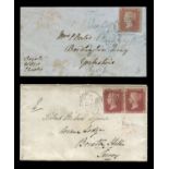 A collection of Great Britain postal history from pre-stamp covers, 1841 1d red brown Maltese