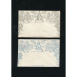 An 1840 1d Mulready envelope (A 139) and a 2d envelope (a 196), both fine unused.Buyer’s Premium