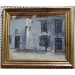 T.K. Roberts - Street Scene, purportedly Enfield, 20th century oil on canvas, signed recto, James