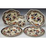 A Masons Ironstone 'Mandaley' pattern part service, 20th century, comprising two serving dishes,